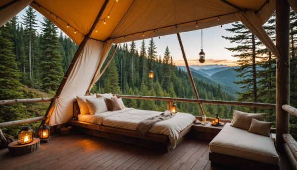 La tente lodge insolite séduit les amateurs de glamping