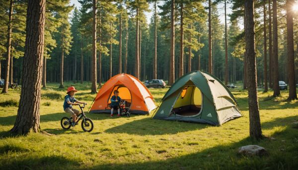 Le camping sécurisé offre une liberté totale aux petits